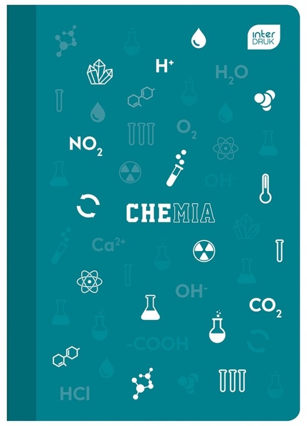 

Interdruk zeszyt A5 60 Chemia kratka okładka Pp