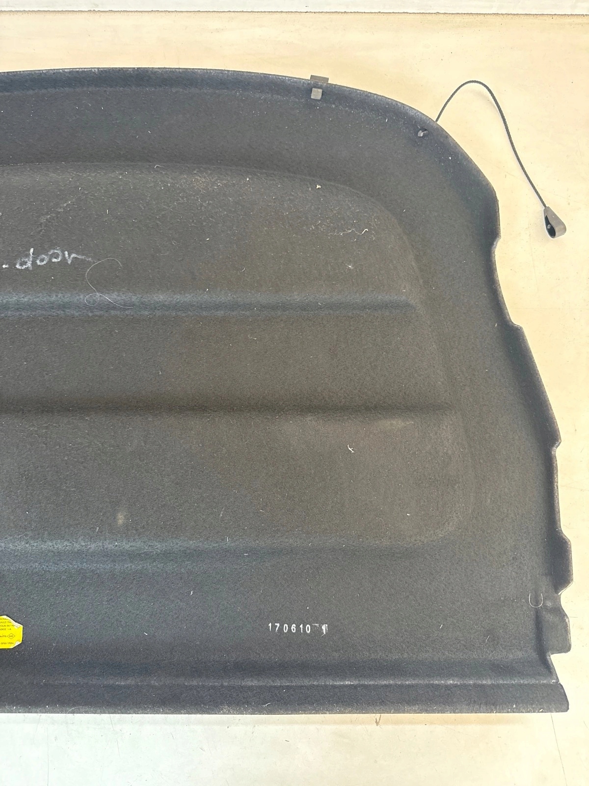 plato boot rear part Renault Megane III 3D