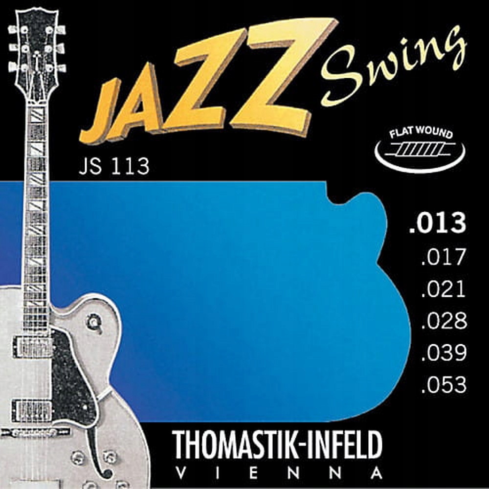 THOMASTIK JS113 JAZZ SWING JAZZ GUITAR - Struny do gitary elektrycznej flat