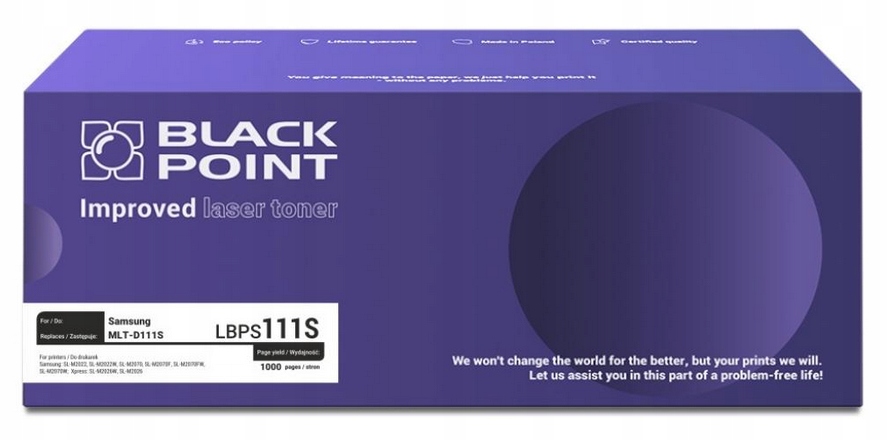Toner Black Point LBPS111S do Samsung MLT-D111S czarny 1000str