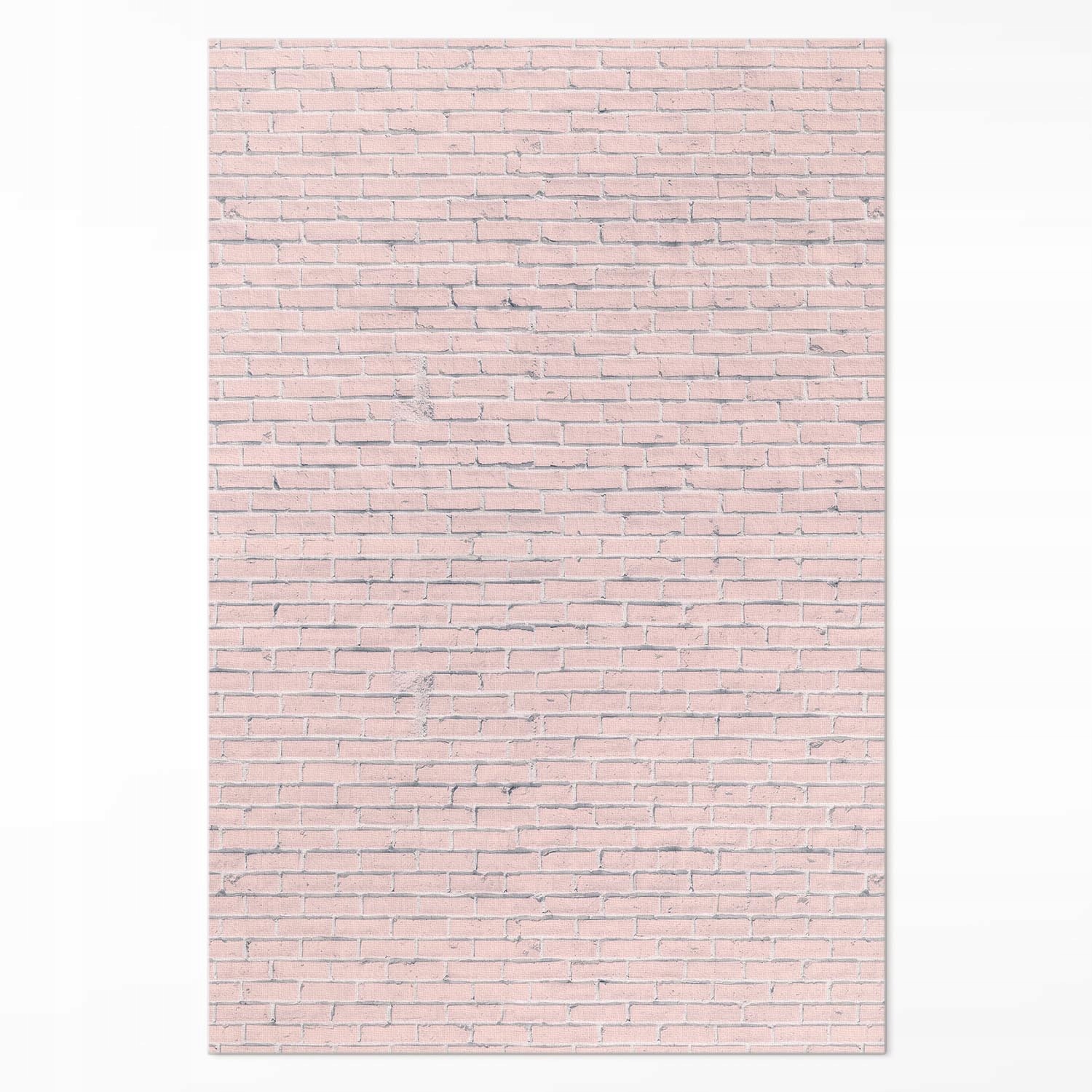 Vinylový koberec s ozdobnou grafikou Drobná pastelová tehlová stena 80x120 cm