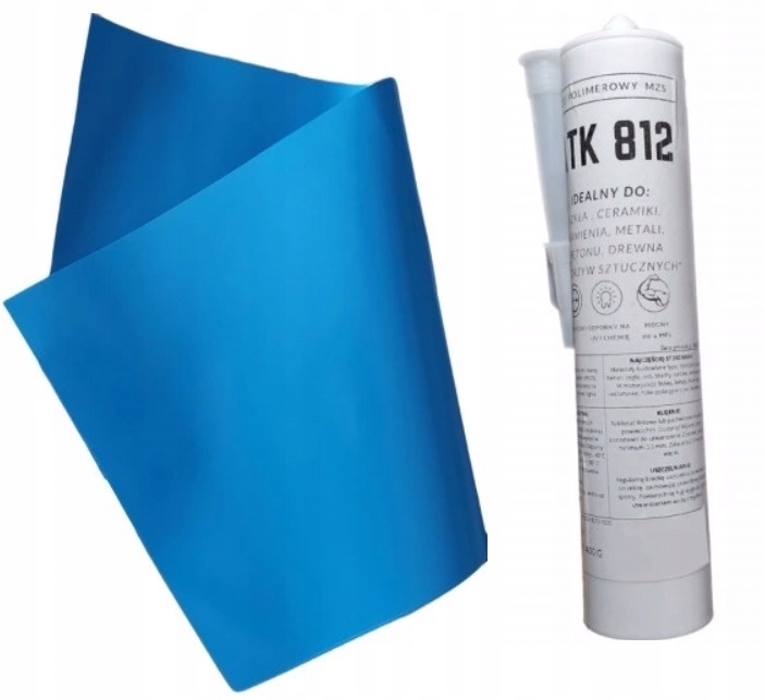 Klej Atk 812 ATK812 basen mokro sucho kemping basen Duża Łata Szary