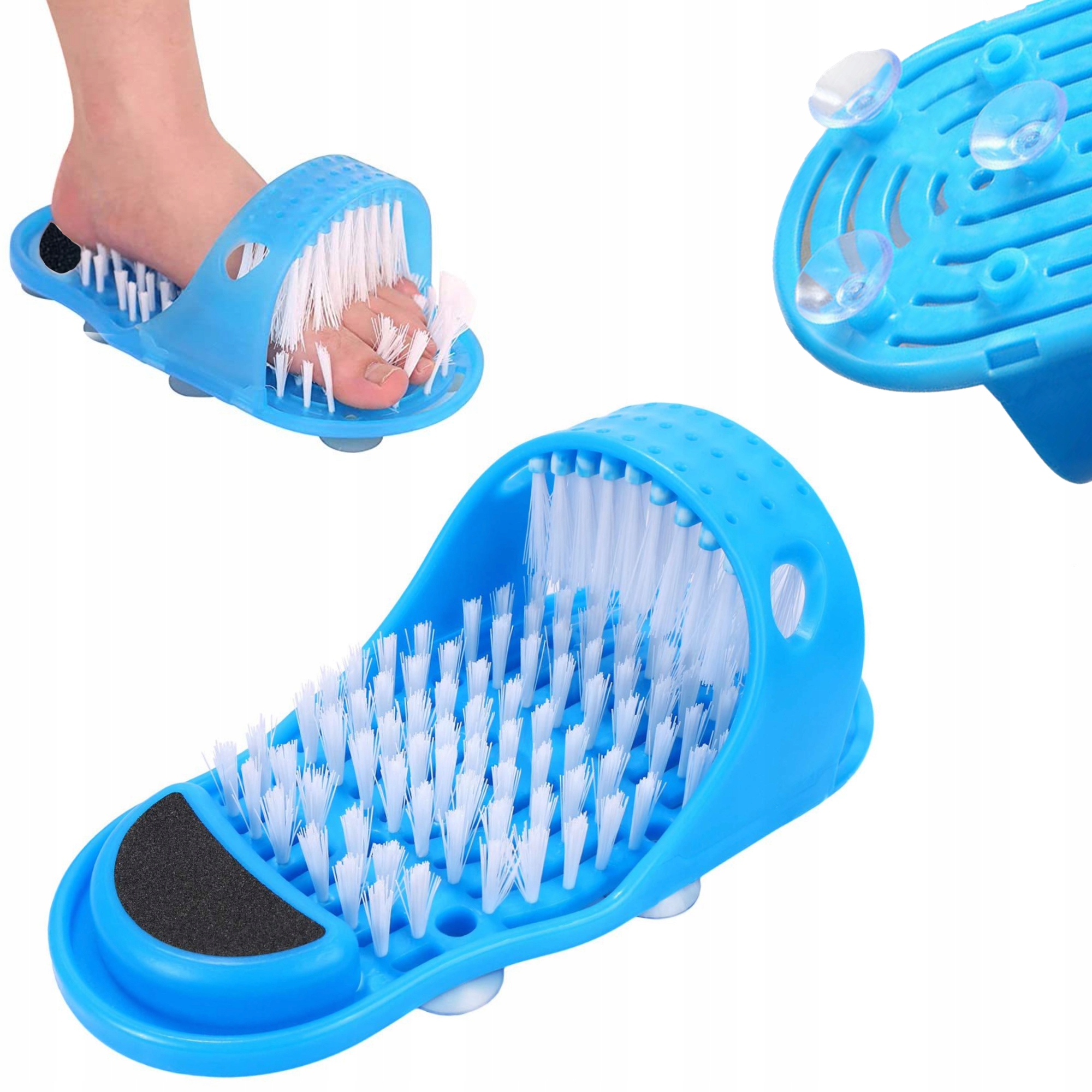 

Szczotka do mycia stóp klapek pod prysznic pumeks