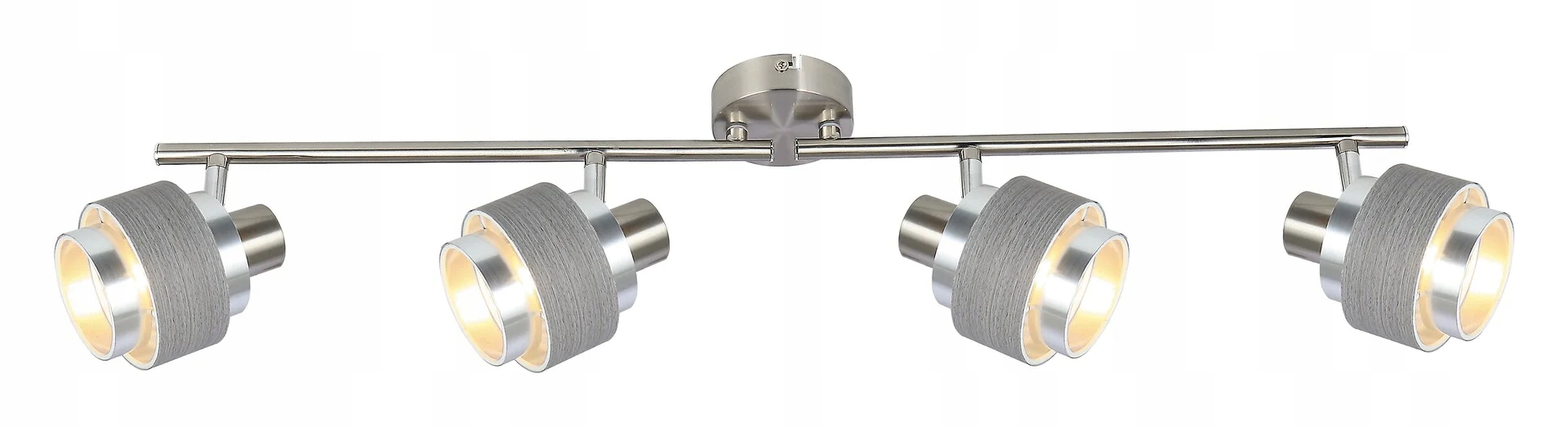 Stropní svítidlo E14 4X10W barva chrom satén Basil Rabalux