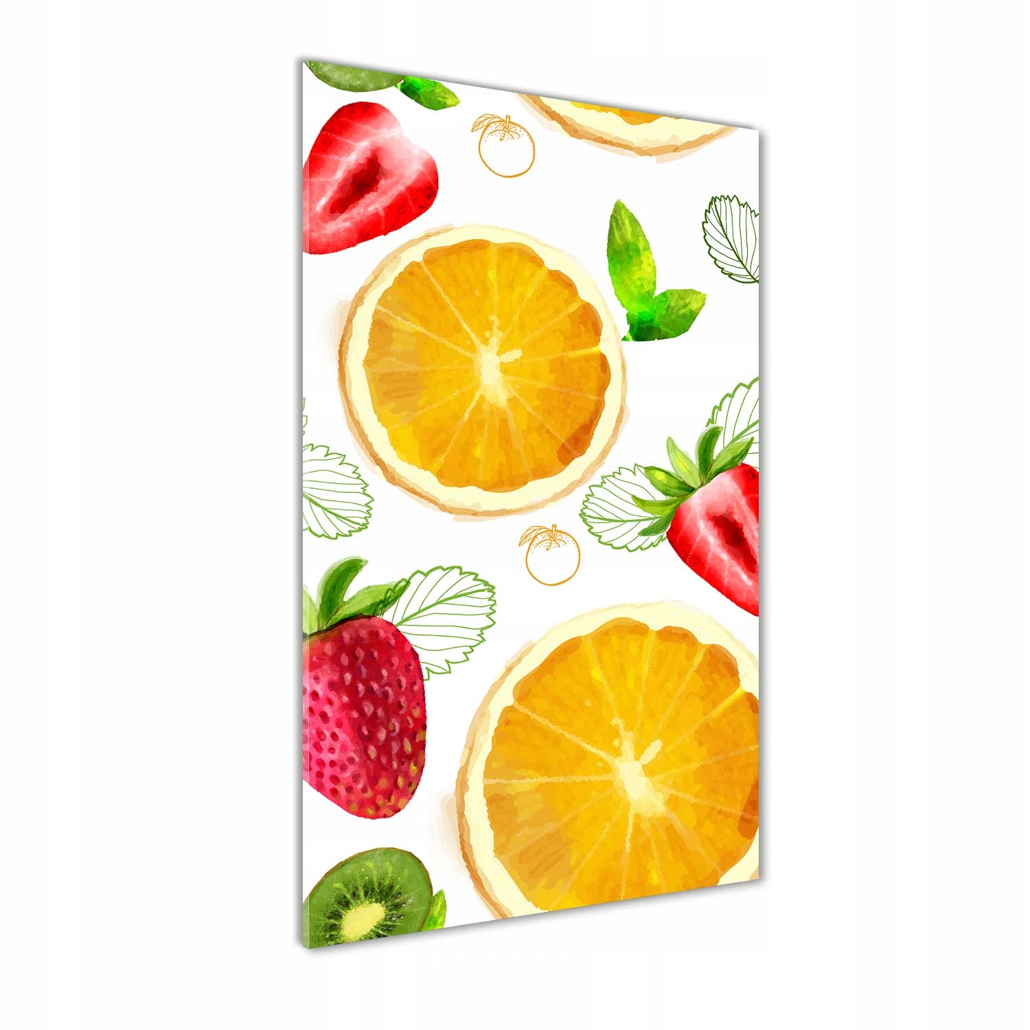 

Fotoobraz szklany na ścianę do salonu Owoce 60x120