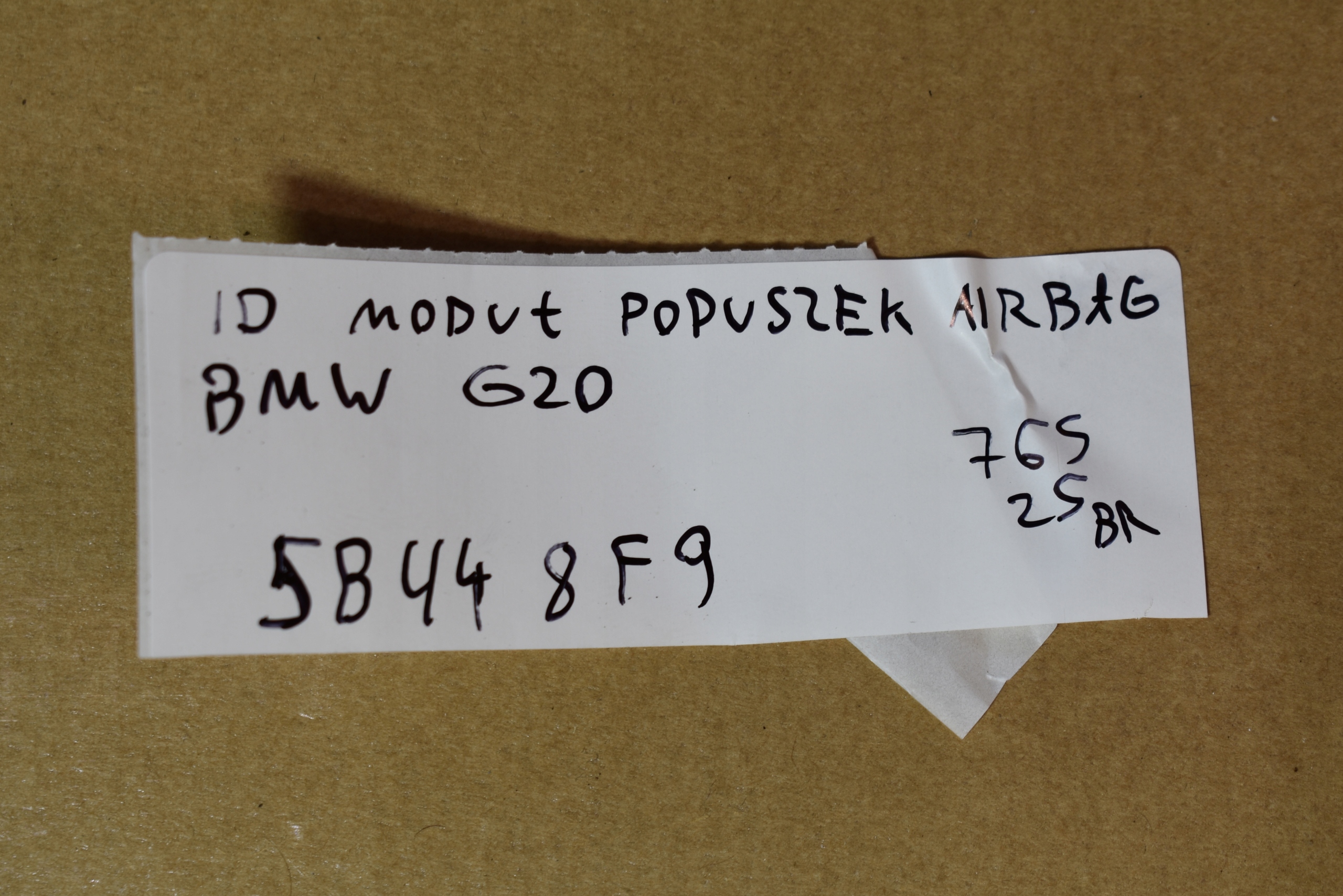 IDEALNY modulo airbag airbag BMW G20 1