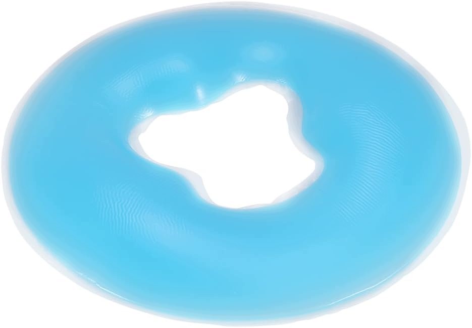 Masážní Postýlka Na Obličej Silikonová Rozkládací 26 CM Modrá