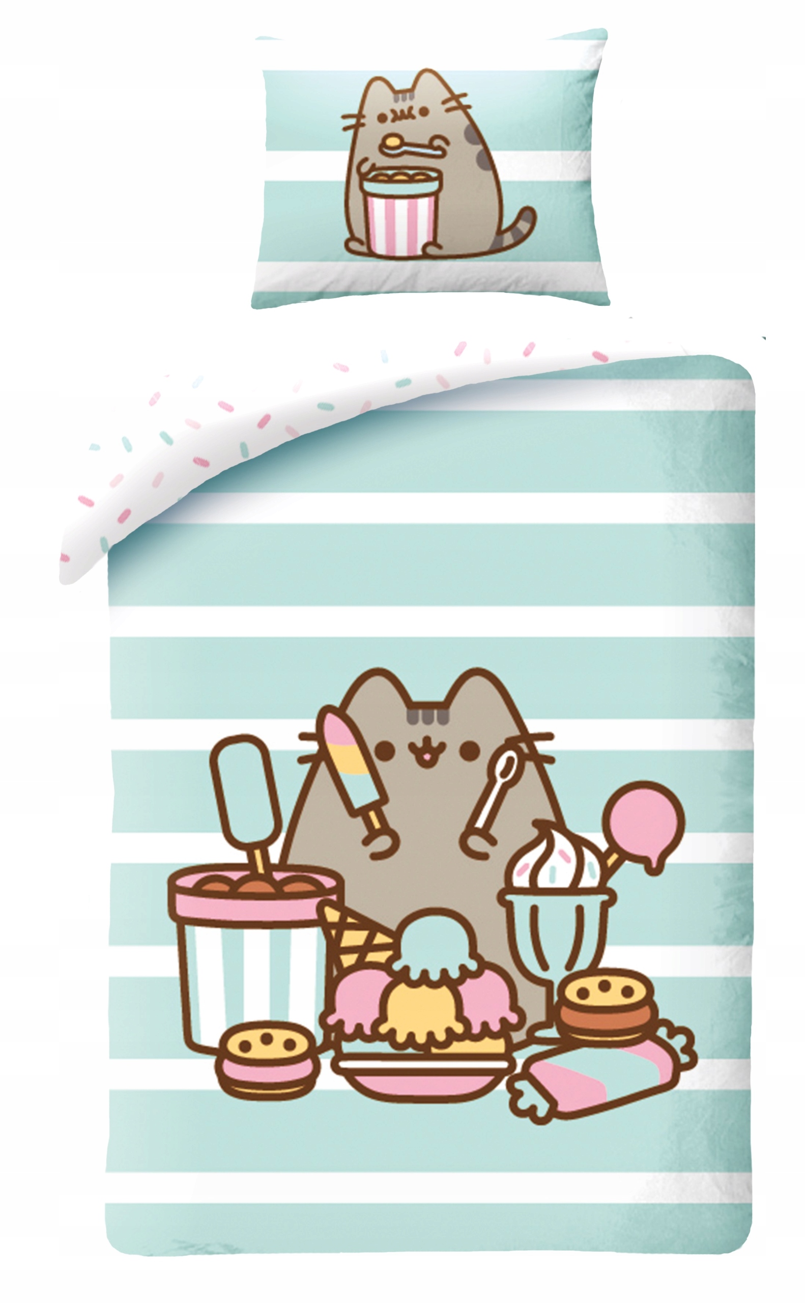 ПОСТЕЛЬНОЕ БЕЛЬЕ 140 Х 200 PUSHEEN SWEET SNACKS