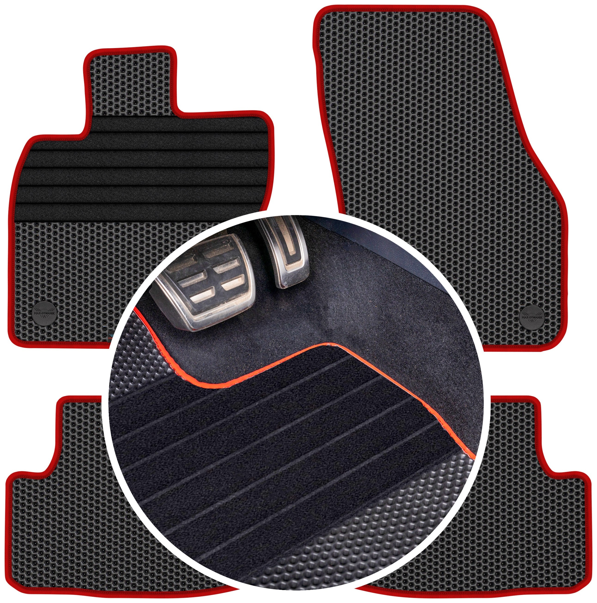 Seat Ateca 2016 Gumové rohože Eva Eternity Plastry Medu