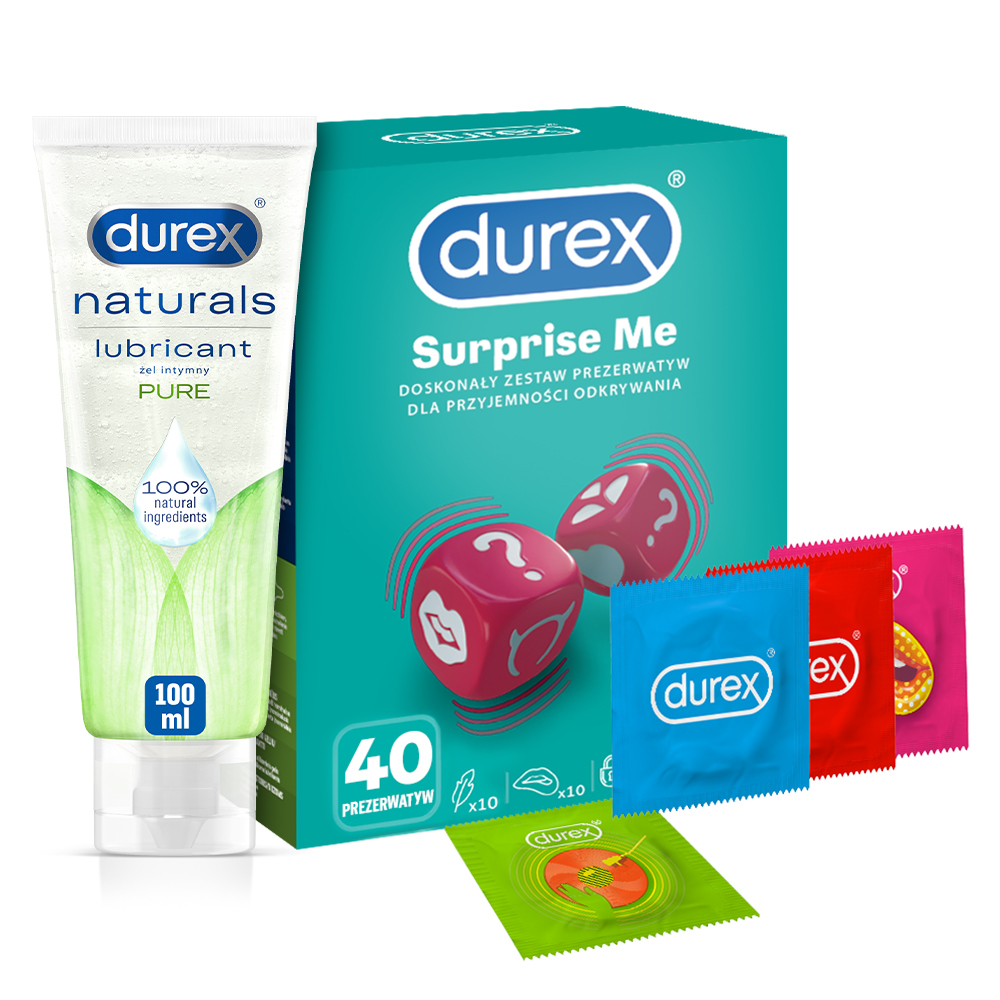 

Durex prezerwatywy Surprise Me 40 Żel Naturals