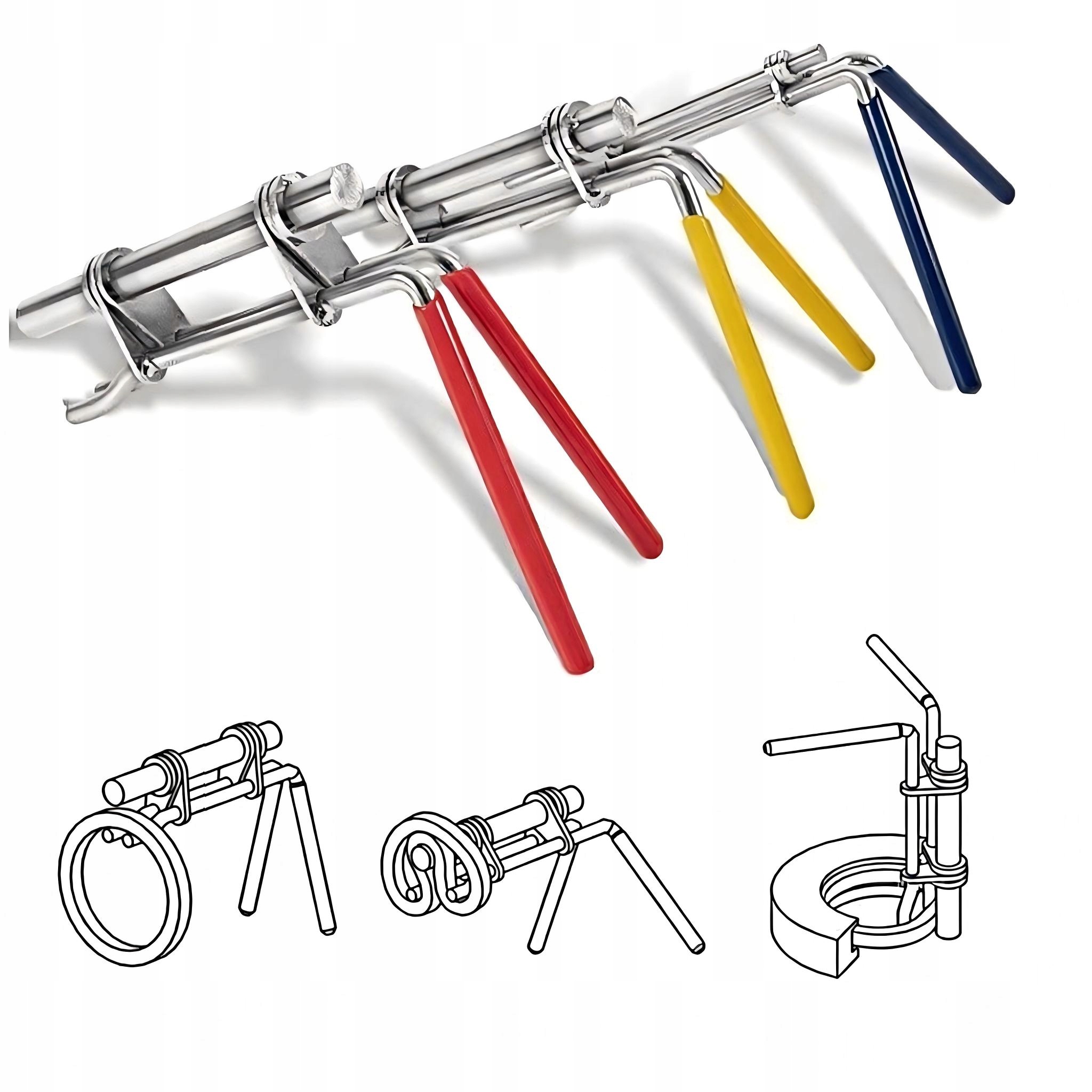 Zestaw narzędzi do naprawy tłoka cylindra hydraulicznego U-seal 3 szt pro
