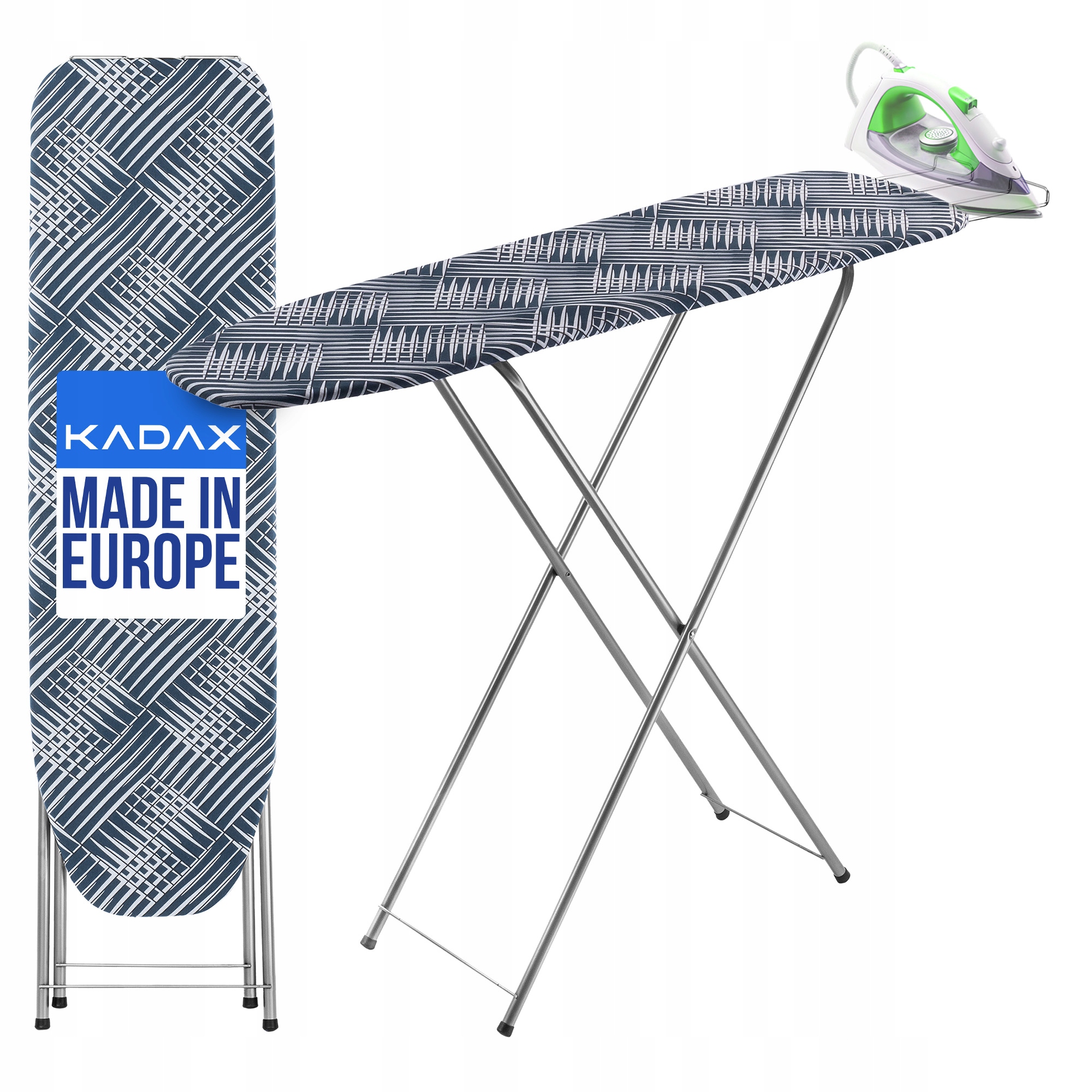 Žehlicí Prkno Skládací 104 x 30 cm S Držákem Na Žehličku Lehké A Malé