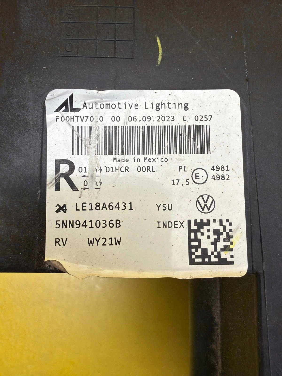 light right VW Tiguan Allspace 5NN Full Led 5NN941036B