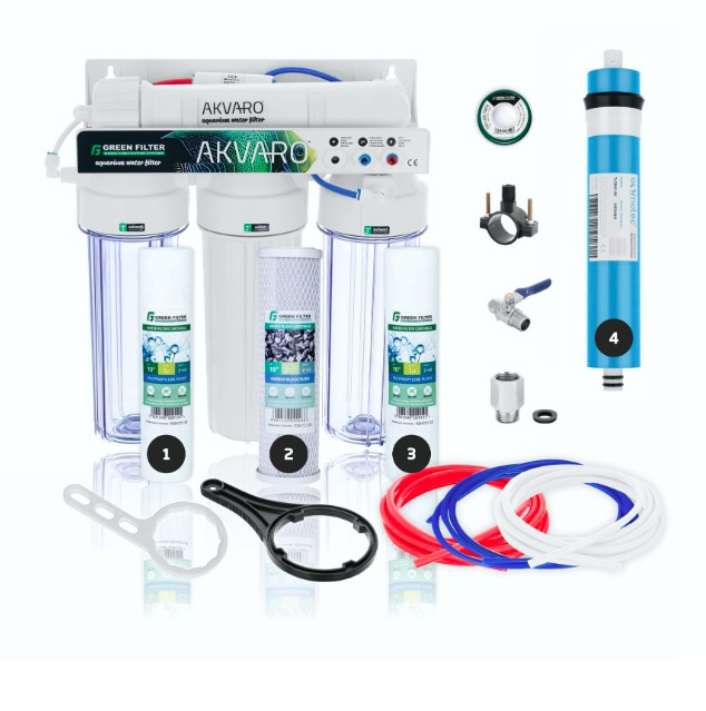 Filtr Wody Do Akwarium RO4 Osmoza Osmotec 150 Gpd