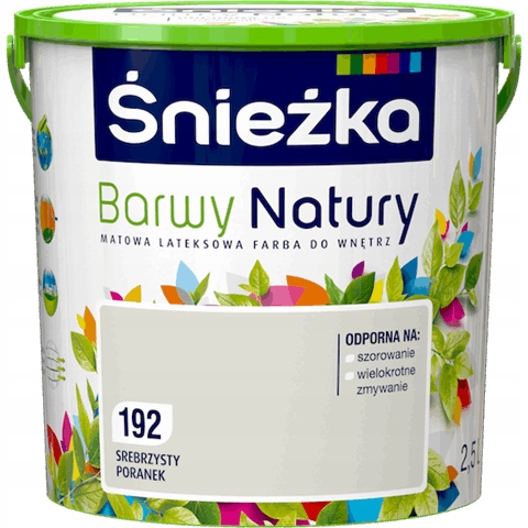 

Śnieżka Barwy Natury Srebrzysty Poranek 192 2,5L
