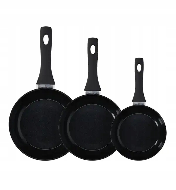 Zwieger Rocca Komplet Patelni 20, 24, 28 CM Aluminium Ceramiczna Powłoka
