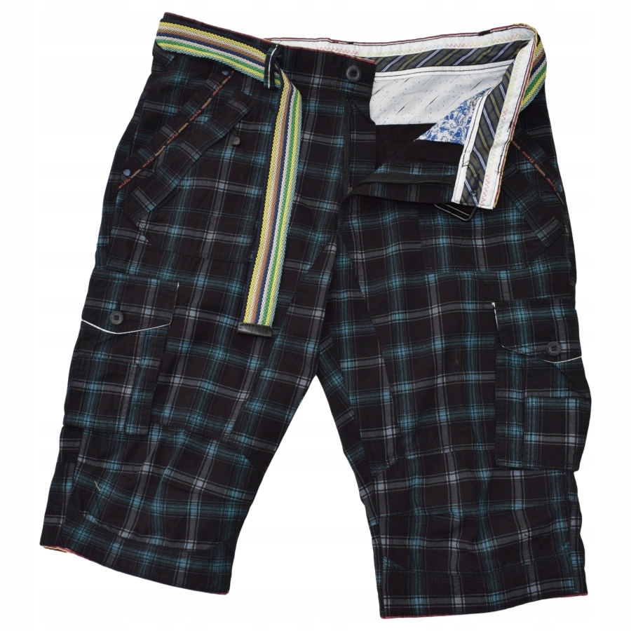 

06 Krótkie Spodenki Bojówki Rybaczki Szorty 5XL