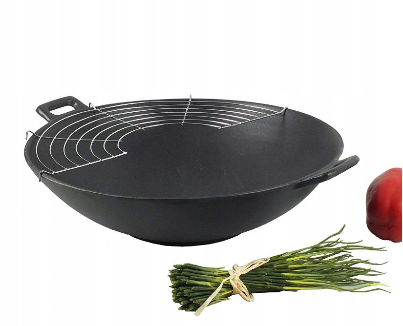Wok Kela Classic żeliwny 36 cm zestaw Asia 5 pcs. Marka Kela