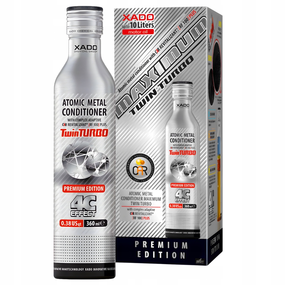 Xado Amc Twin Turbo dodatek do oleju silnika z Turbo, BIturbo, regeneracja