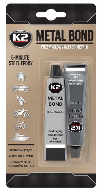 

K2 Metal Bond Klej Epoksydowy Dwuskładnikowy
