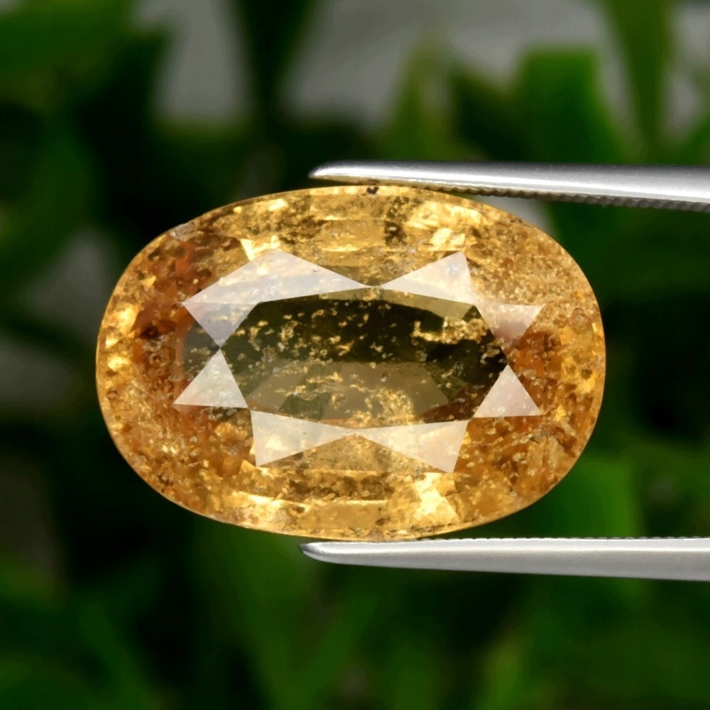 Přírodní granát Grossular 18,12 ct Skvělý kámen cca 19x13 mm Video IGR1120