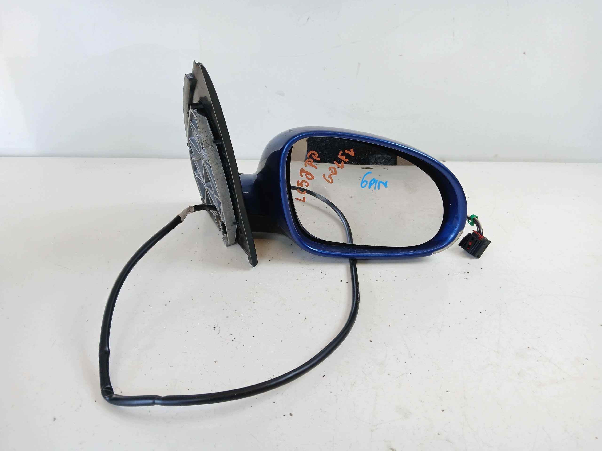 VW GOLF V mirror right LC5J 6 PIN