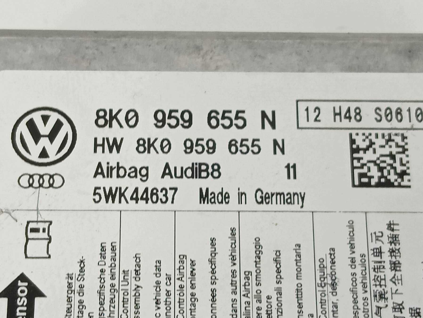 SENSOR airbag 8K0959655N Audi A4 IV (2008-2015) B8