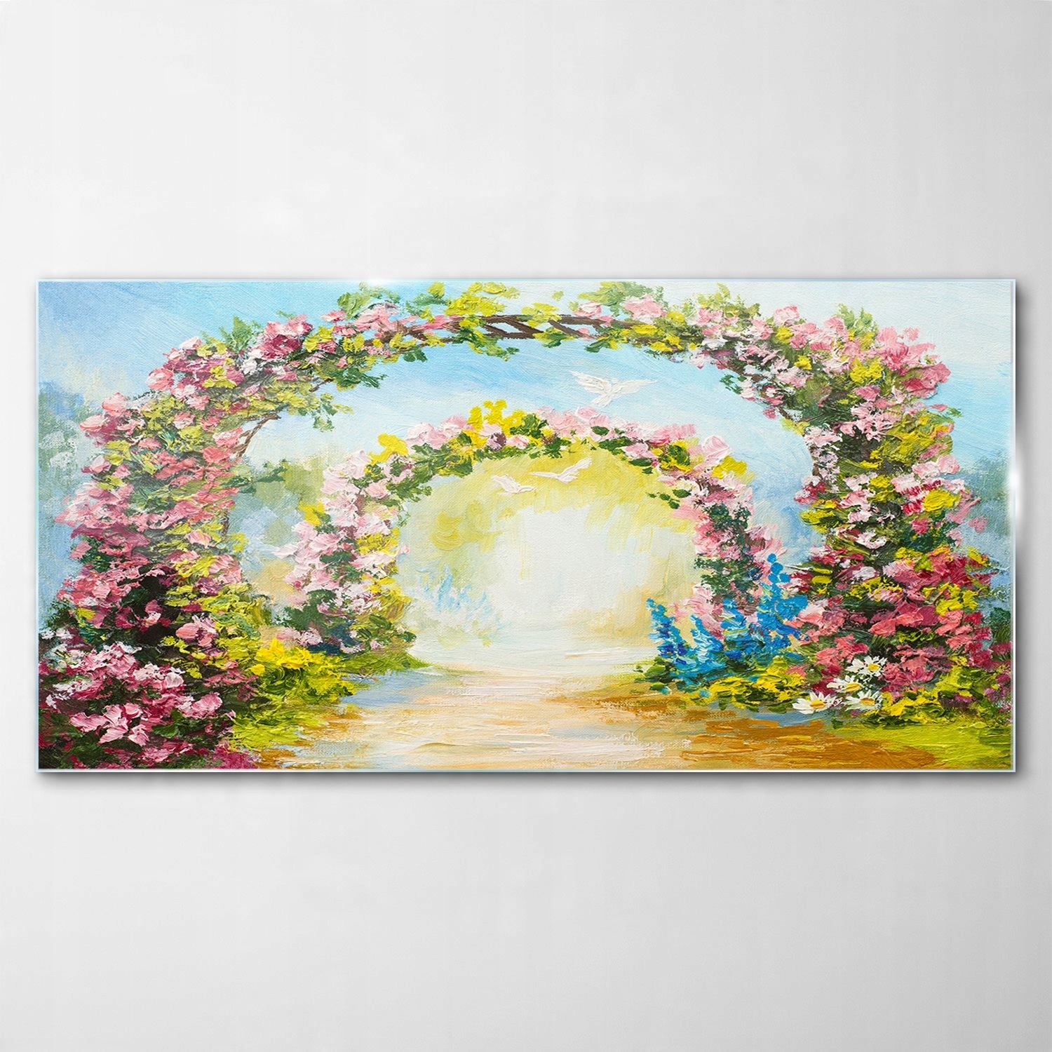 

Hartowany Obraz Szklany Lato Park Drzewa 100x50
