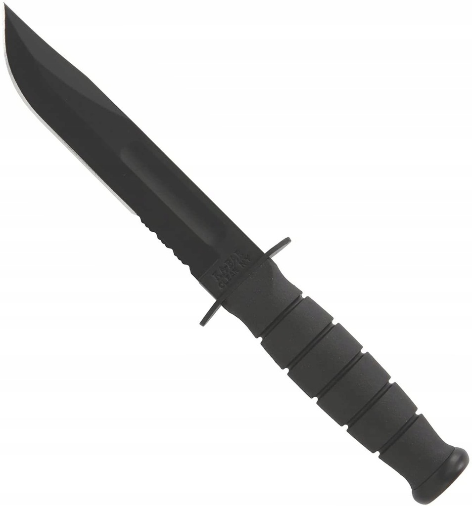 Nóż Taktyczny Survivalowy Częściowo Ząbkowany Ka-bar 1259 Short Usa-black