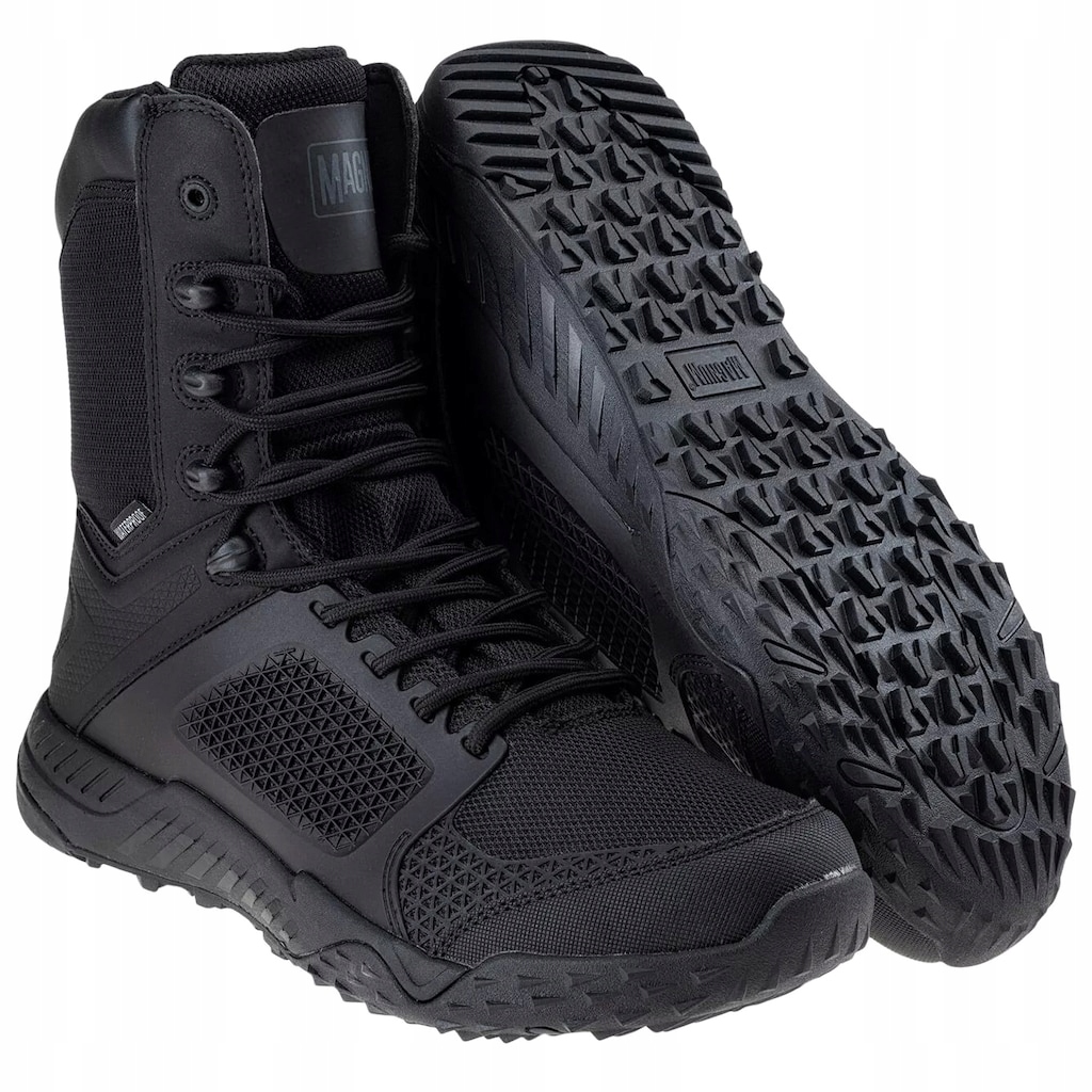 Vojenské taktické boty Magnum Drum MID Wp Black Dark Grey 41
