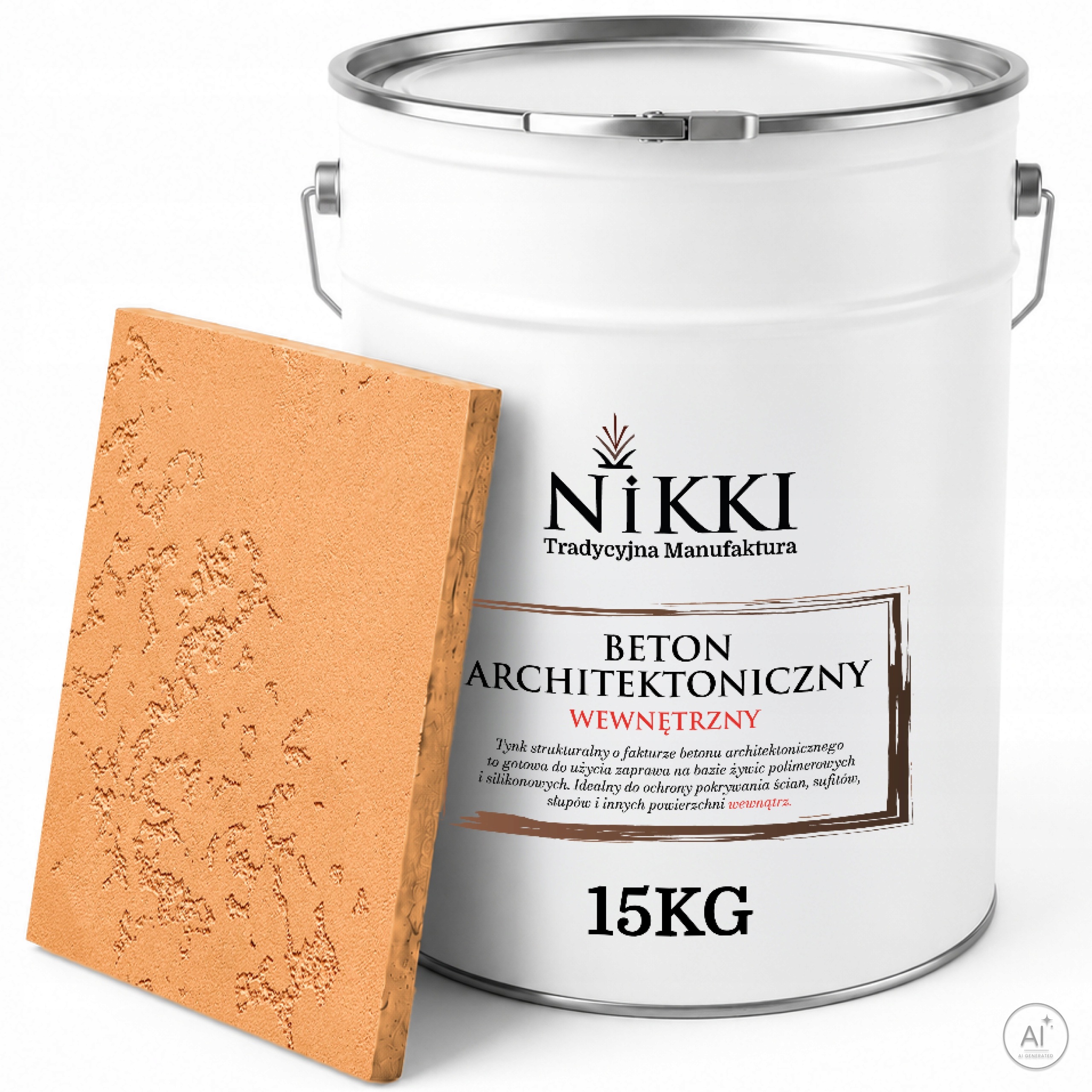 Dekorativní architektonický beton vnitřní 10 m2 15 kg karamelový F596
