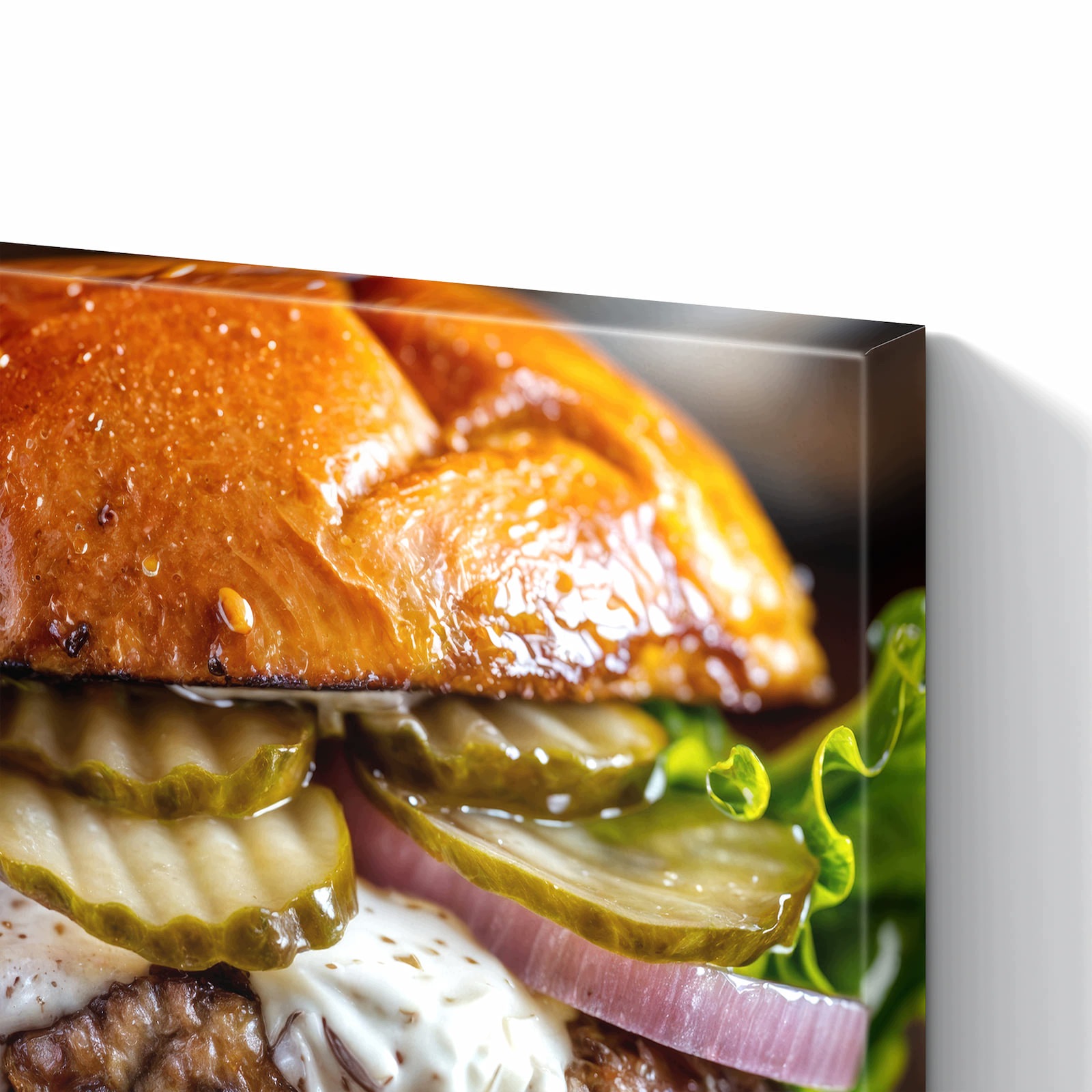 Magnetická tabule Burger Hranolky 90 × 60 cm