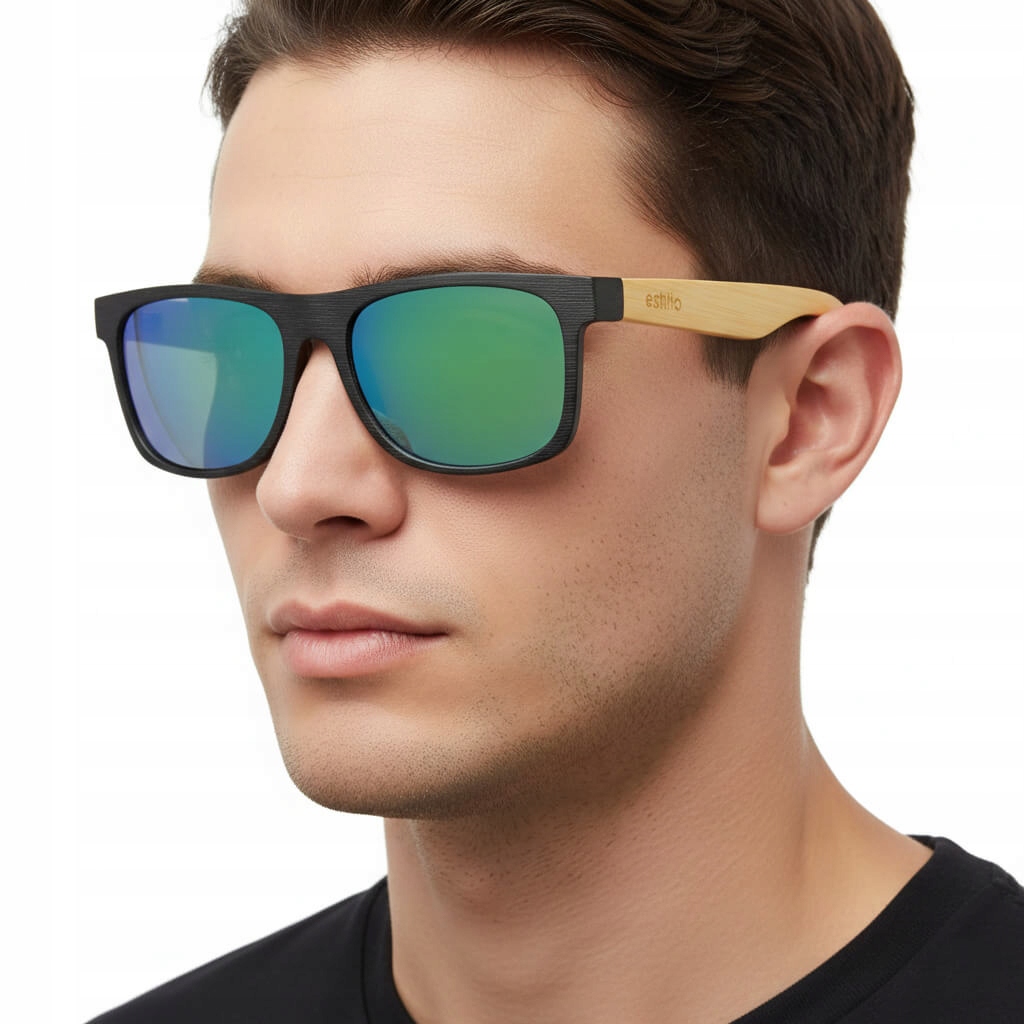 Dřevěné polarizační sluneční brýle značky Estillo Bonus