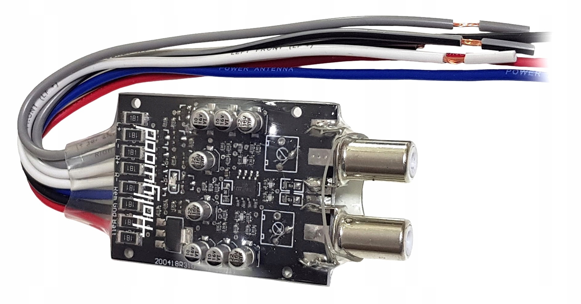 Konvertor úrovně Signálu High Low HiLow 2xRCA Cinch Hollywood HLC-30 Rem