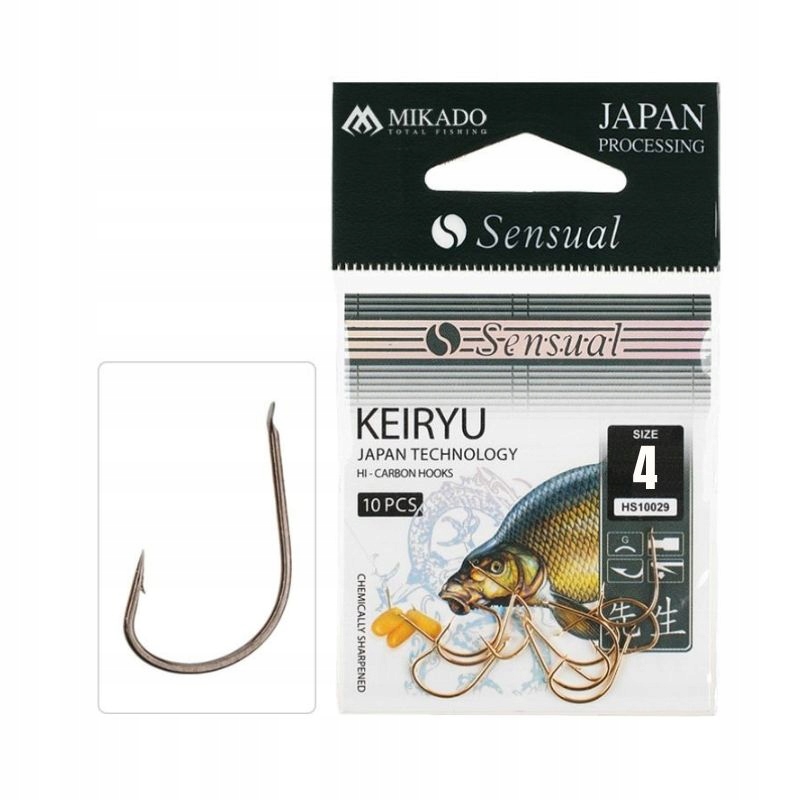 Mikado Haczyki na leszcza Sensual Keiryu nr 4 Bn op. 10szt.