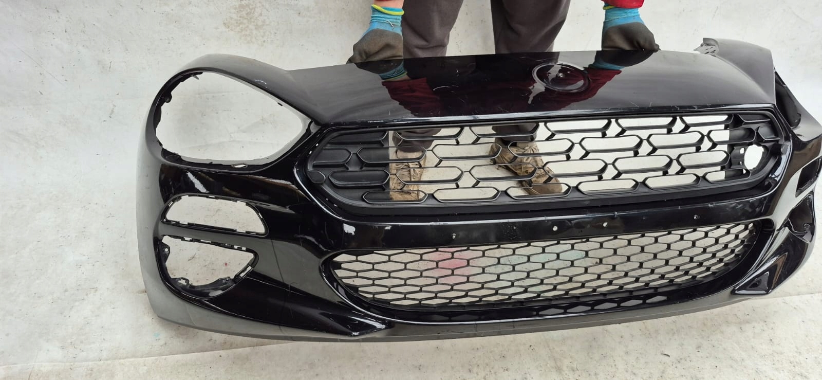 FIAT 124 SPIDER 16- bumper front front washer NA4L-50031