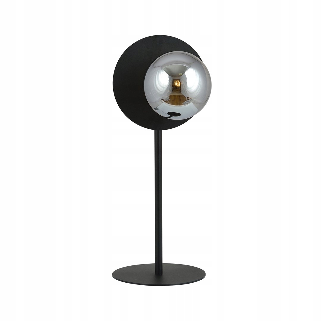 Nočná lampa Emibig Oslo čierne grafitové minimalistické tienidlo E14