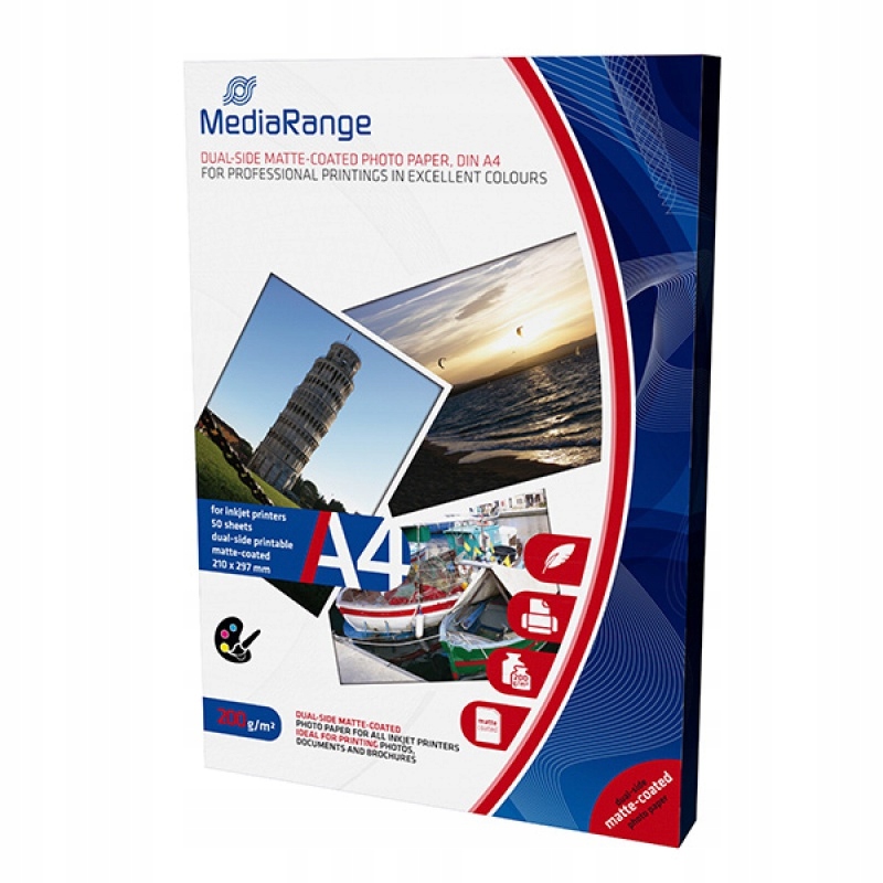 

Papier fotograficzny A4 200gsm matowy 50ark ,