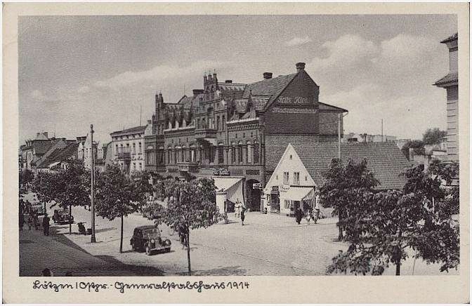 Giżycko Lotzen Generalstabshaus 1914 druk Verlag Schoning Lubeck