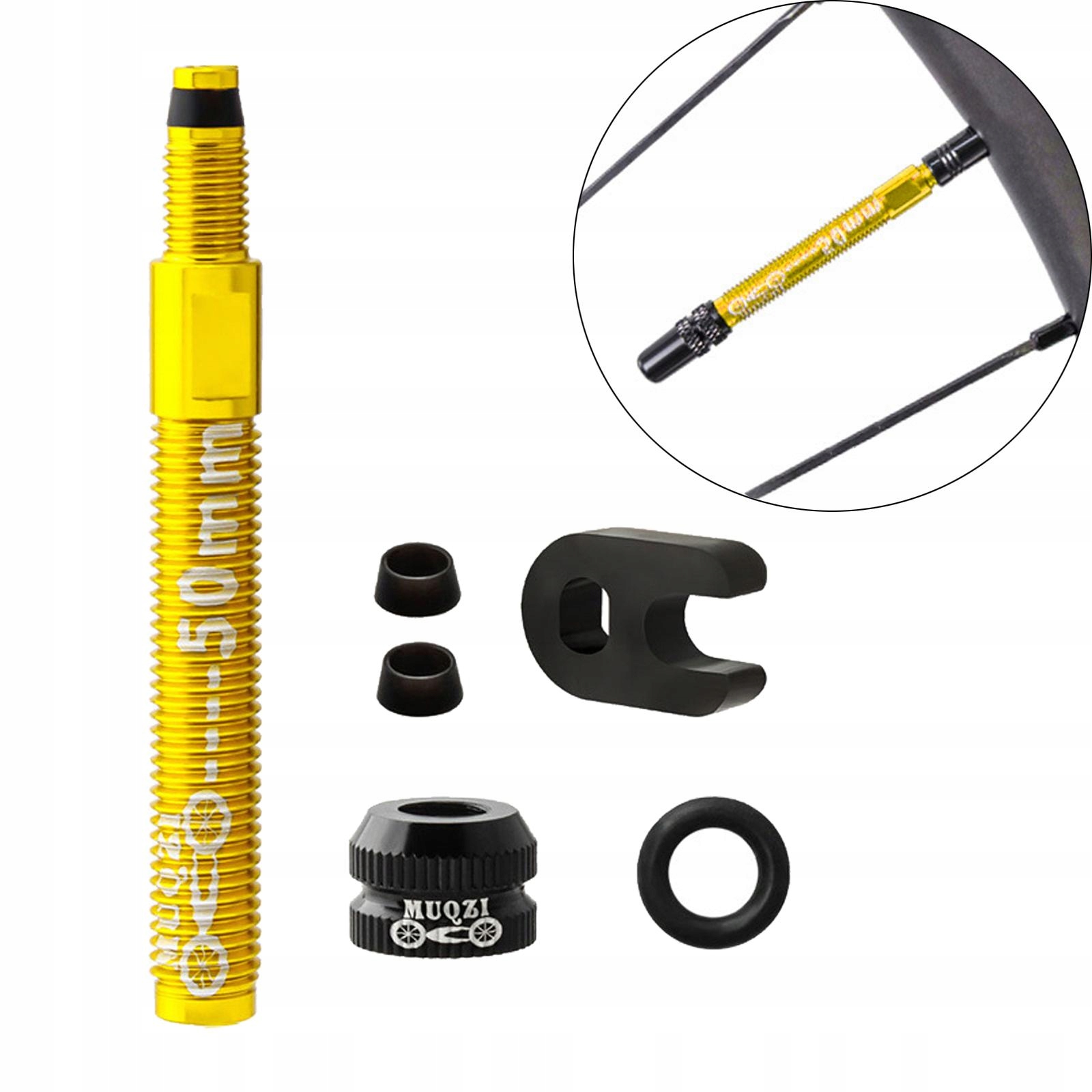 Przedłużacz Presta do opon bezdętkowych do rowerów Marka bez marki