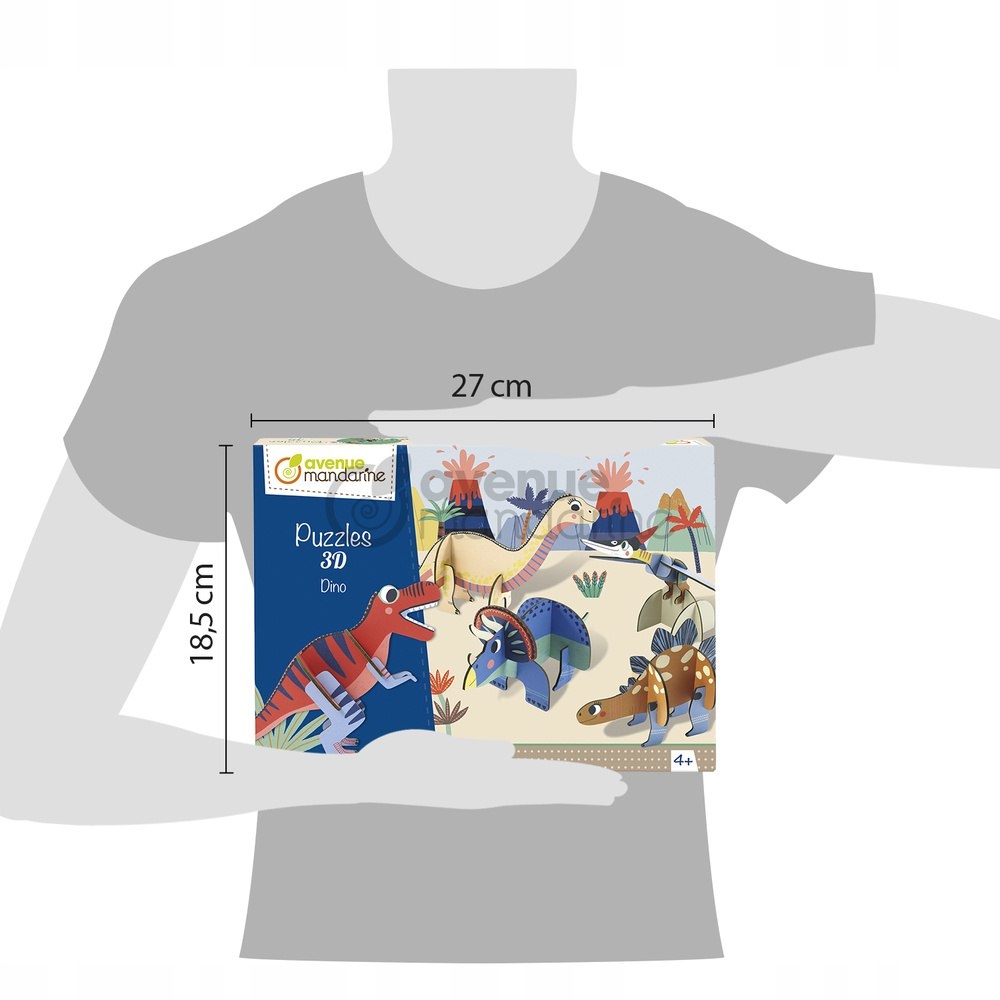 Puzzle 3D Dinozaury Liczba elementów 25