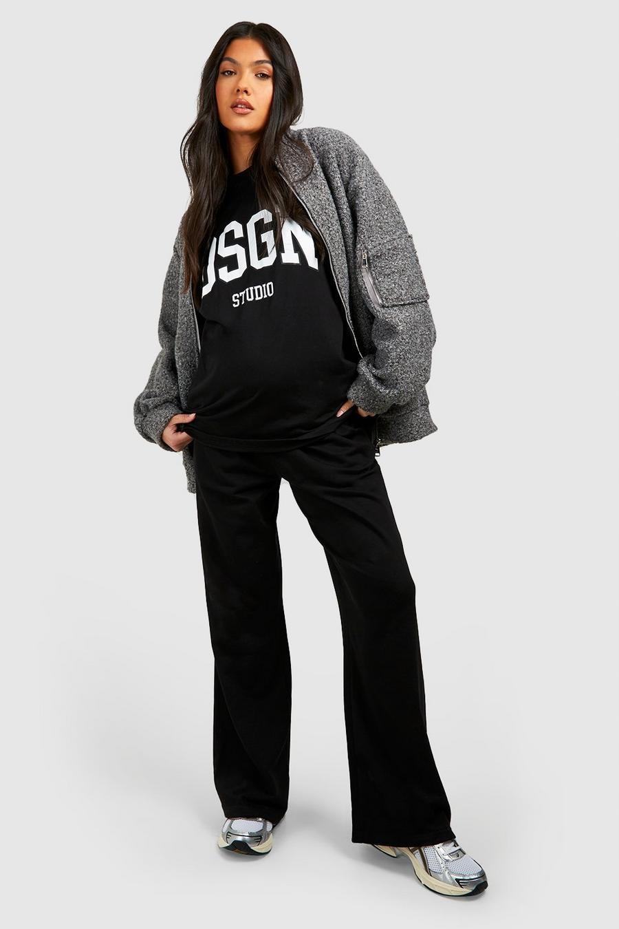 L CIĄŻOWE SPODNIE DRESOWE DAMSKIE Boohoo Marka Boohoo