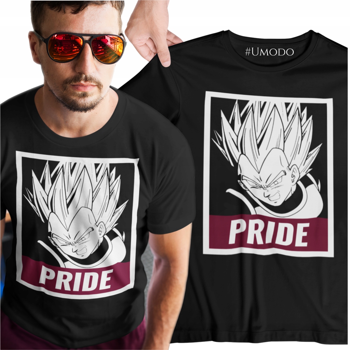 

Koszulka z nadrukiem Męska Dragon Ball Gift Dtg
