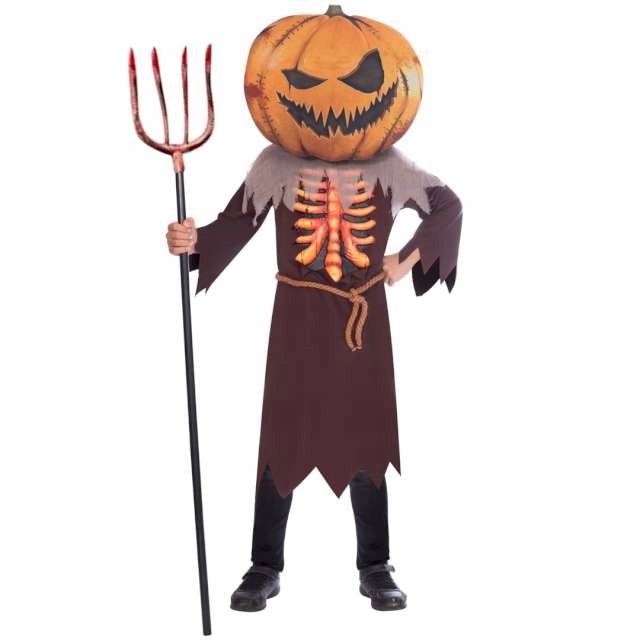 KOSTIUM STRÓJ STRASZNA DYNIA HALLOWEEN 134