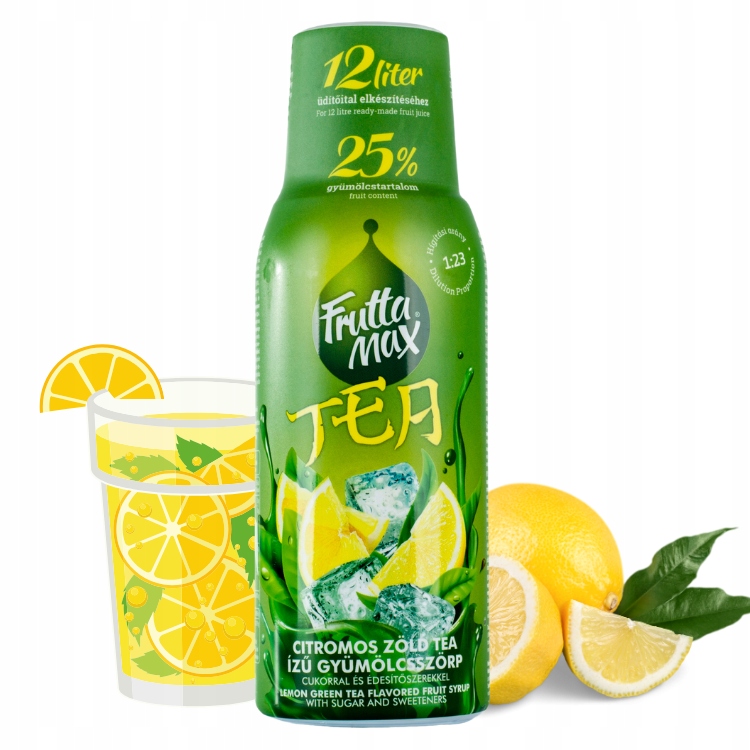 Koncentrat do soda stream syrop FruttaMax Ice Tea Cytrynowa light 500 ml