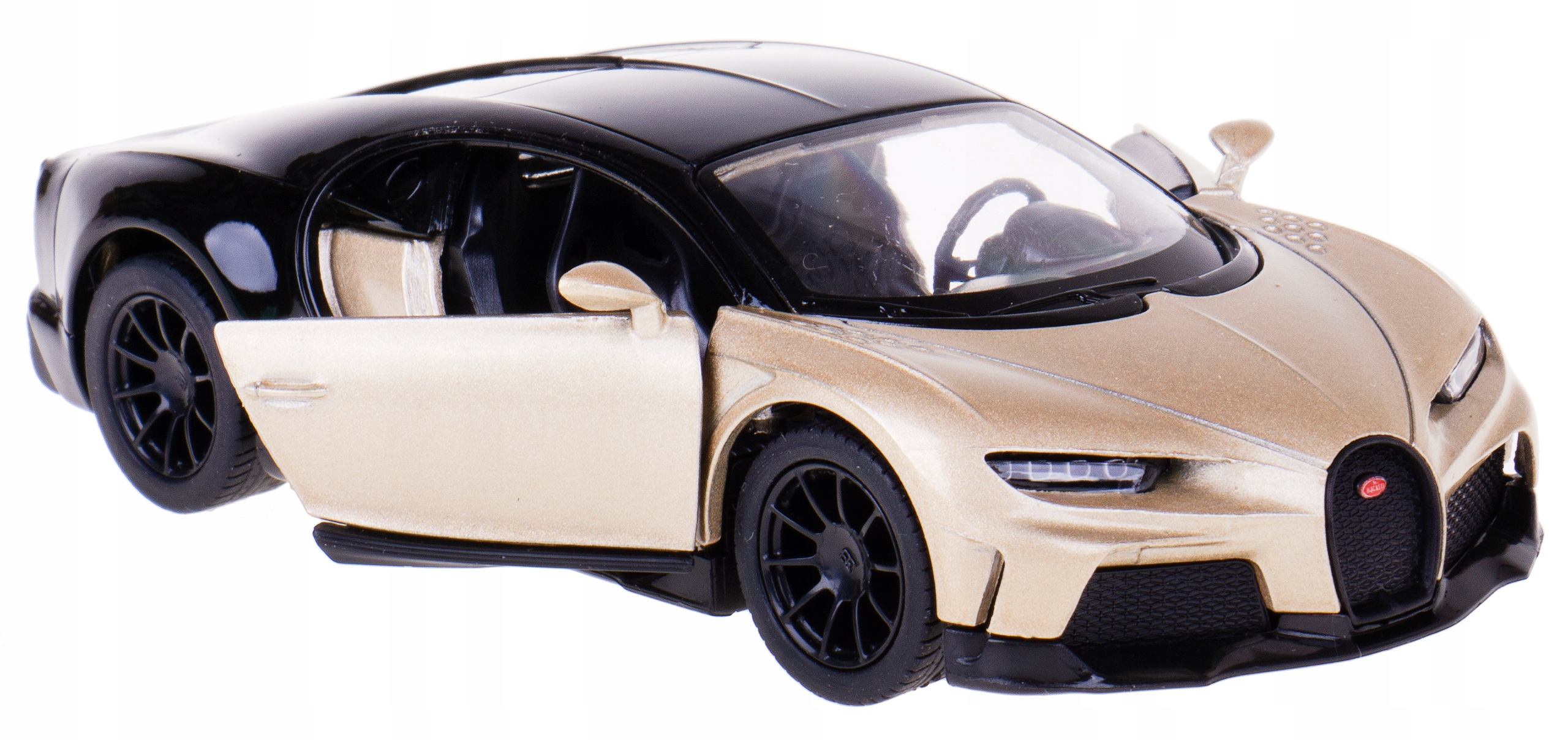 

Bugatti Chiron Model Metalowy Kinsmart 1:38 Złoty