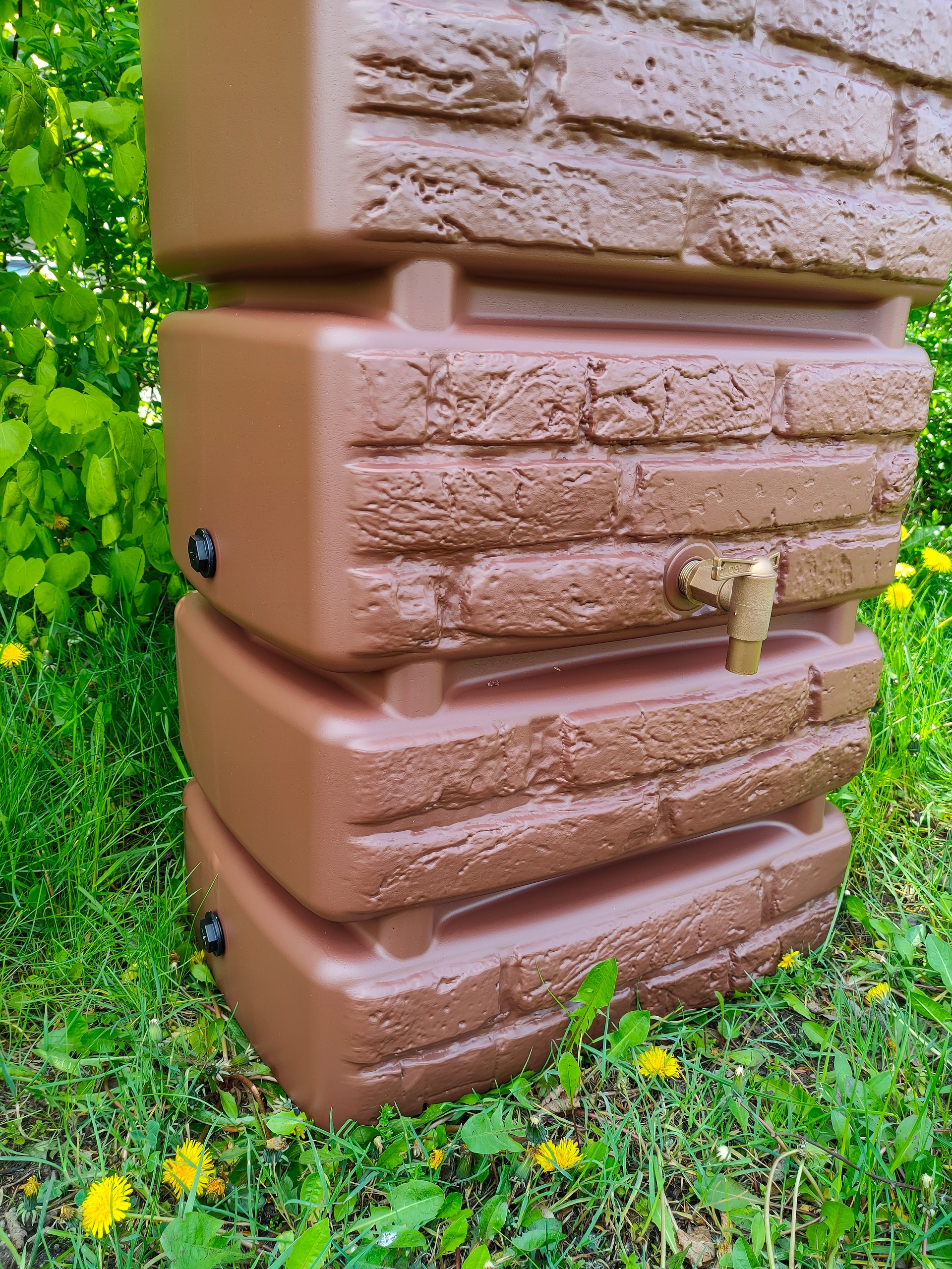 Zbiornik na deszczówkę TOWER BRICK IDTB350 | Rustykalna cegła — 12