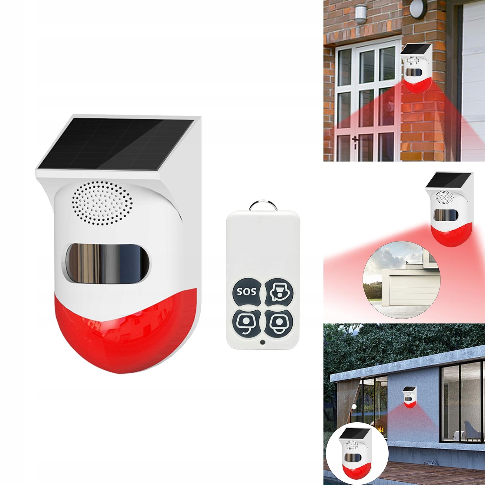 Alarm czujnika ruchu na podczerwień 2x120dB Kod producenta suntekstore-19551908