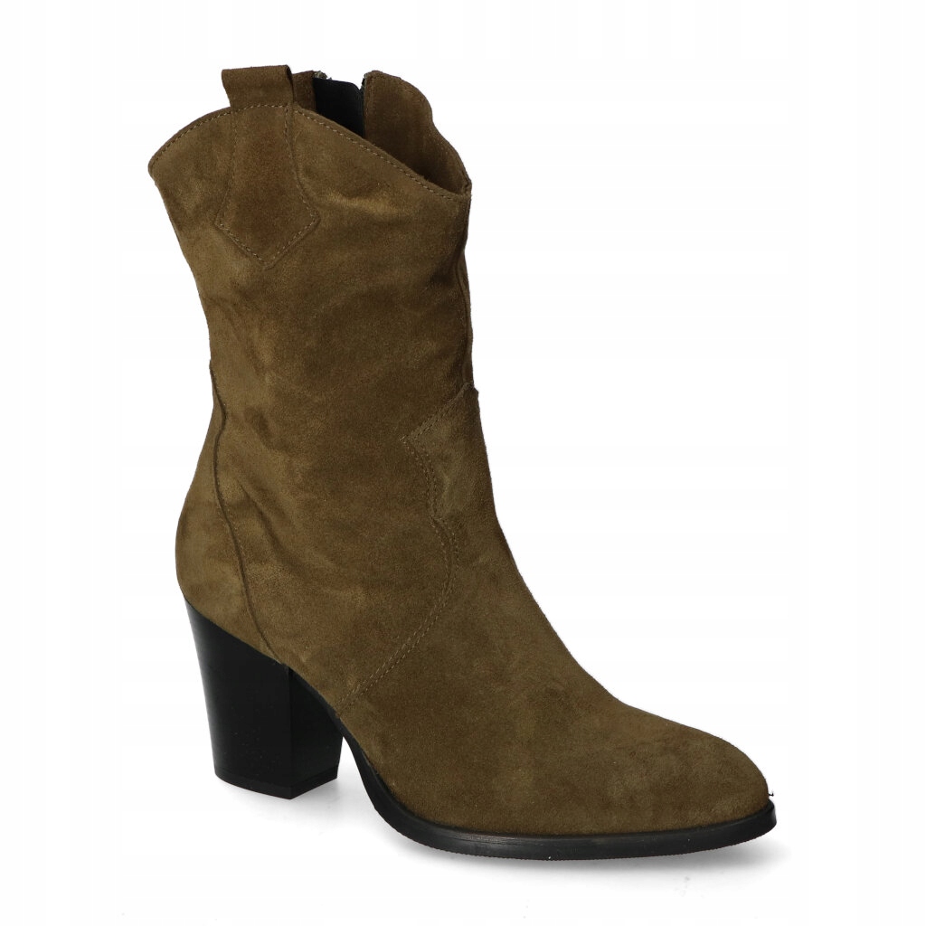 Kotníkové Boty Nessi 23019 Oliva 192 semiš 38