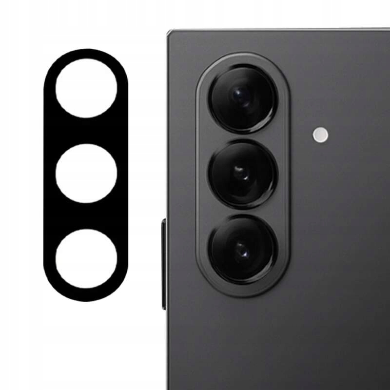 Techsuit Camera Glass Szkło na obiektyw Samsung Galaxy Z Fold7 czarne